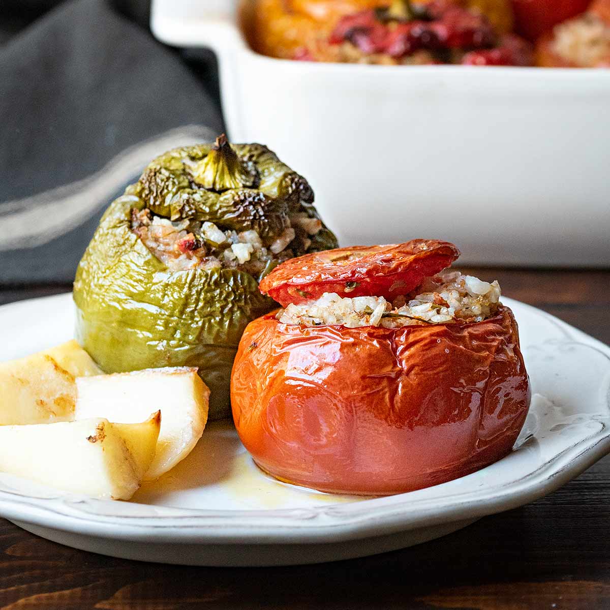 Easy Vegetarian Gemista: Authentic Greek Stuffed Tomatoes
